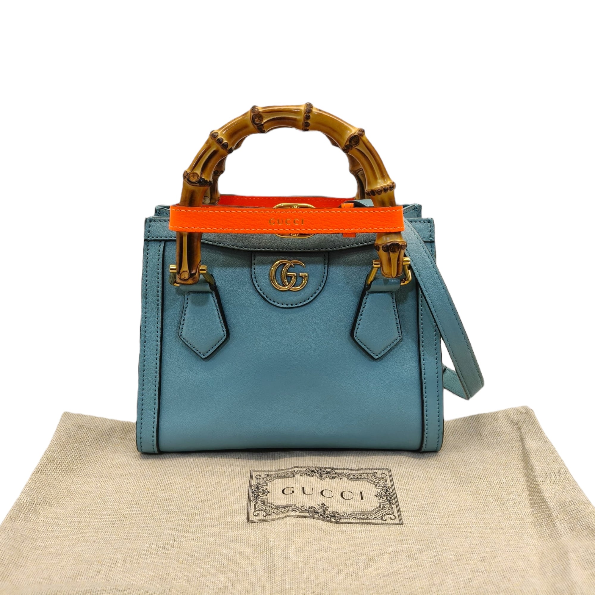 Gucci Diana Bamboo Leather Handbag