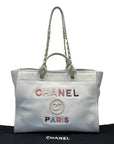 Chanel 2022 Enamel Medium Deauville Tote Bag