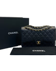 Chanel Black Quilted Caviar Jumbo Classic Double Flap Bag