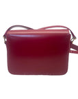Celine Red Calfskin Leather Crossbody Bag