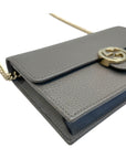 Gucci Interlocking G Leather Chain Crossbody Bag