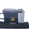 Celine Grey Calfskin Leather Crossbody Bag