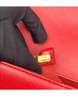 Chanel Boy Flap Bag Medium Lambskin Red