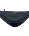 Prada Triangle Mini Jacquard Bag