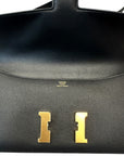 Hermes Constance Elan Black Epsom GHW