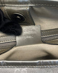 Gucci GG Implementation Silver Tote Bag