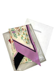 Valentino Silk Floral Bandeau Scarf