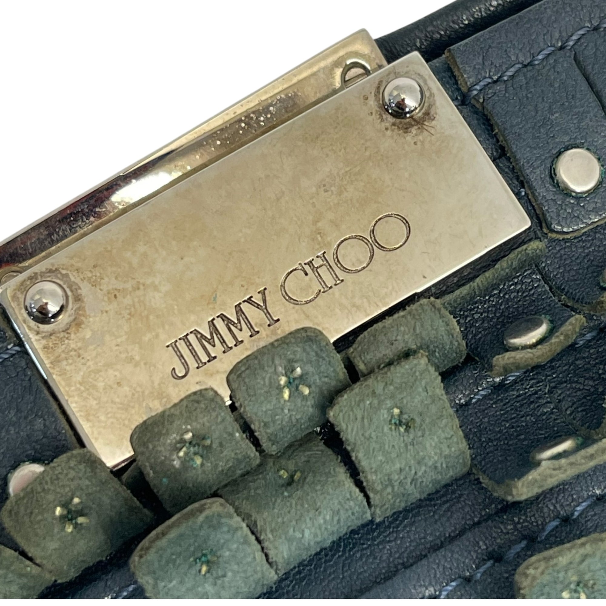 Jimmy Choo Fringe Studded Clutch