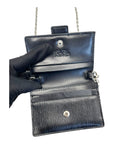 Karl Lagerfeld Black Leather Shoulder Bag