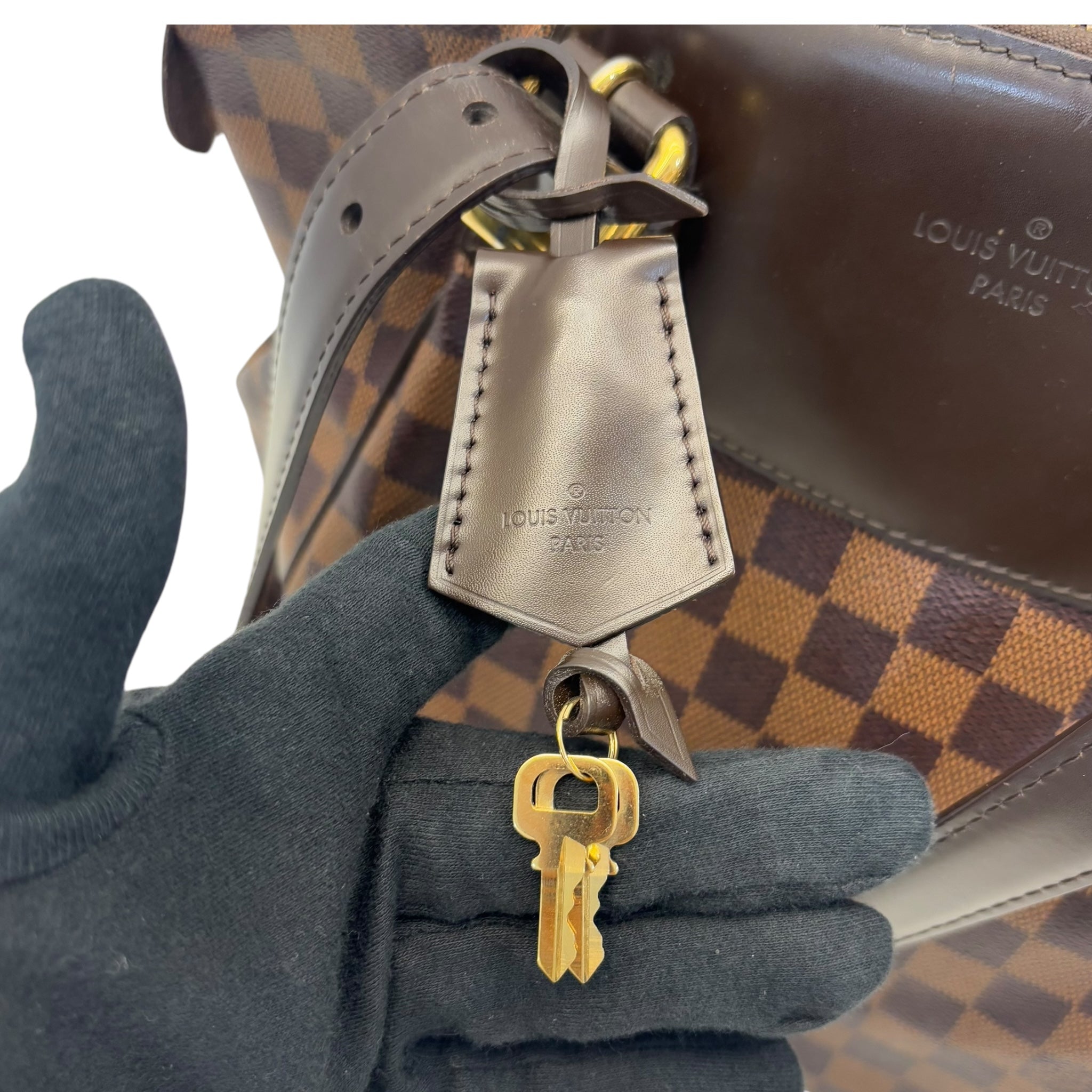 Louis Vuitton Damier Ebene Canvas Verona GM Bag