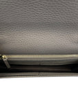 Gucci Interlocking G Leather Chain Crossbody Bag