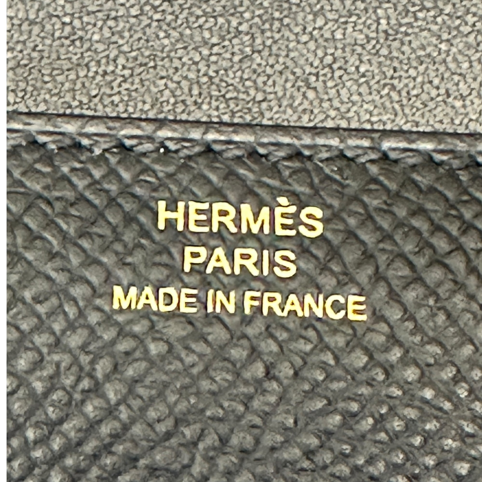Hermes Constance Elan Black Epsom GHW