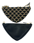 Prada Triangle Mini Jacquard Bag