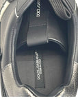 Dolce & Gabbana Black Leather and Rubber Custom 2.Zero Sneakers EU 44