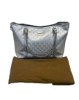Gucci GG Implementation Silver Tote Bag