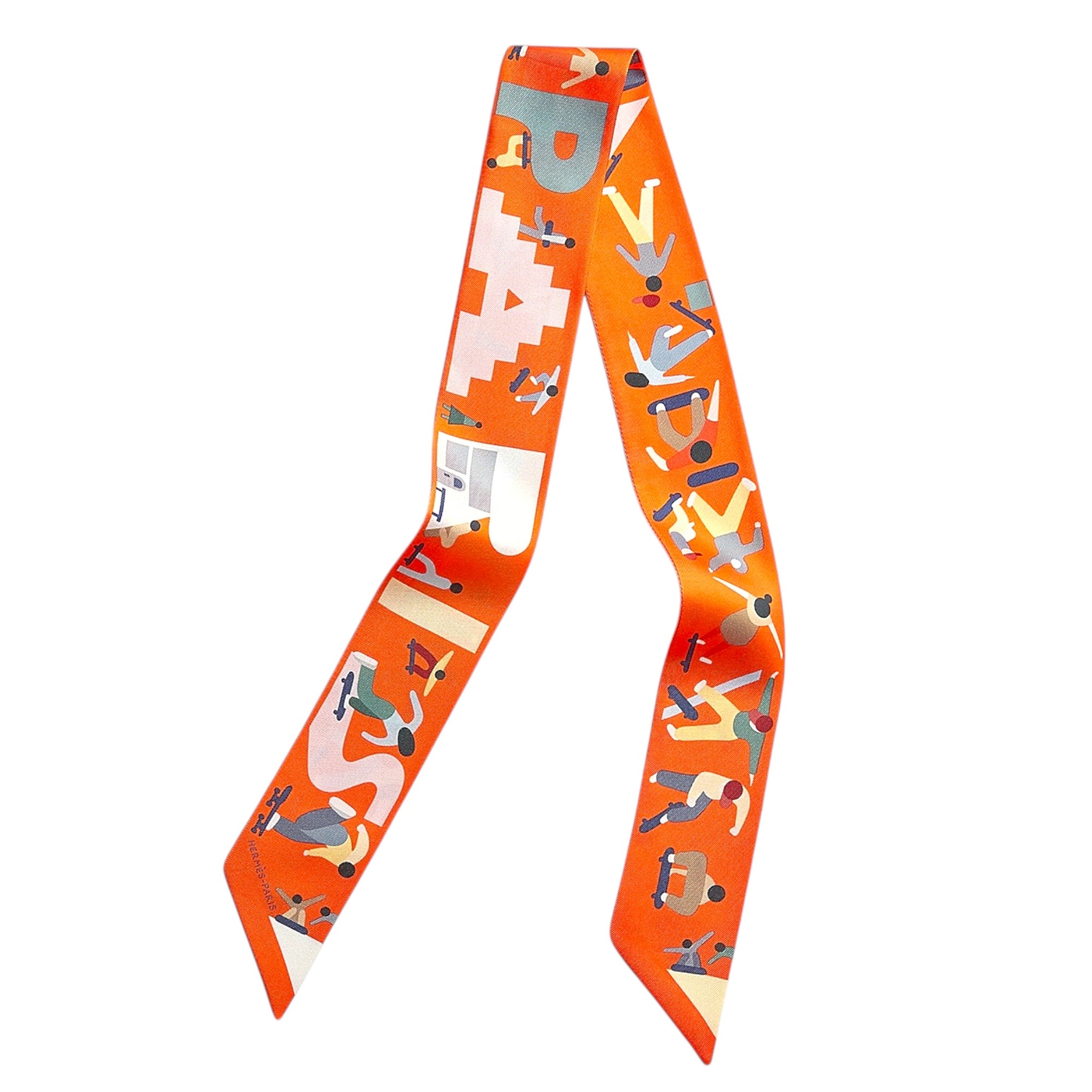 Hermes Silk Twilly Scarf