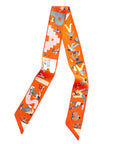 Hermes Silk Twilly Scarf