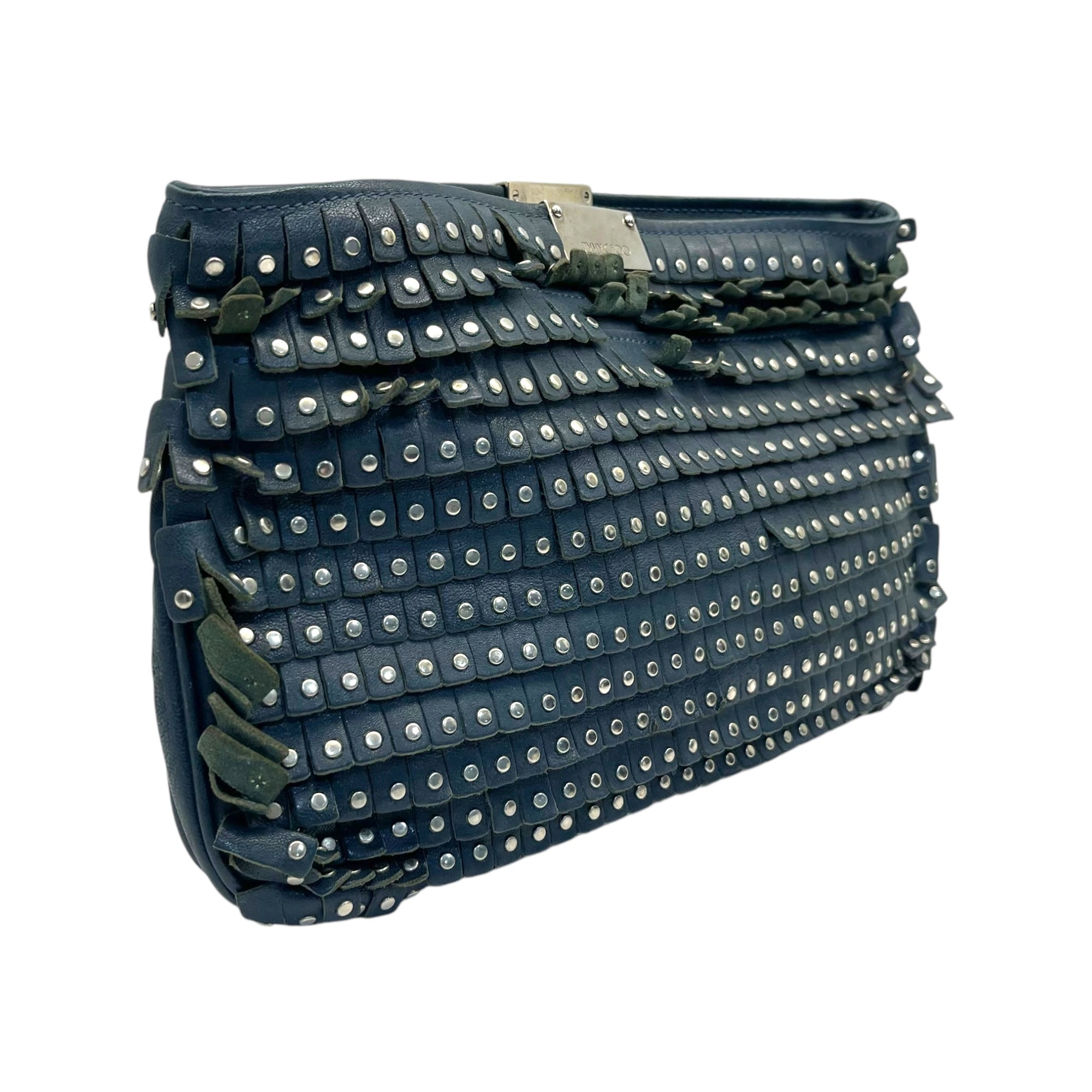 Jimmy Choo Fringe Studded Clutch