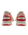 Fendi Pink/White Leather Fendi Flow Sneakers EU 38