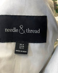 Needle and Thread Lazy Daisy Embroidered Grey Floral Dress EU 36