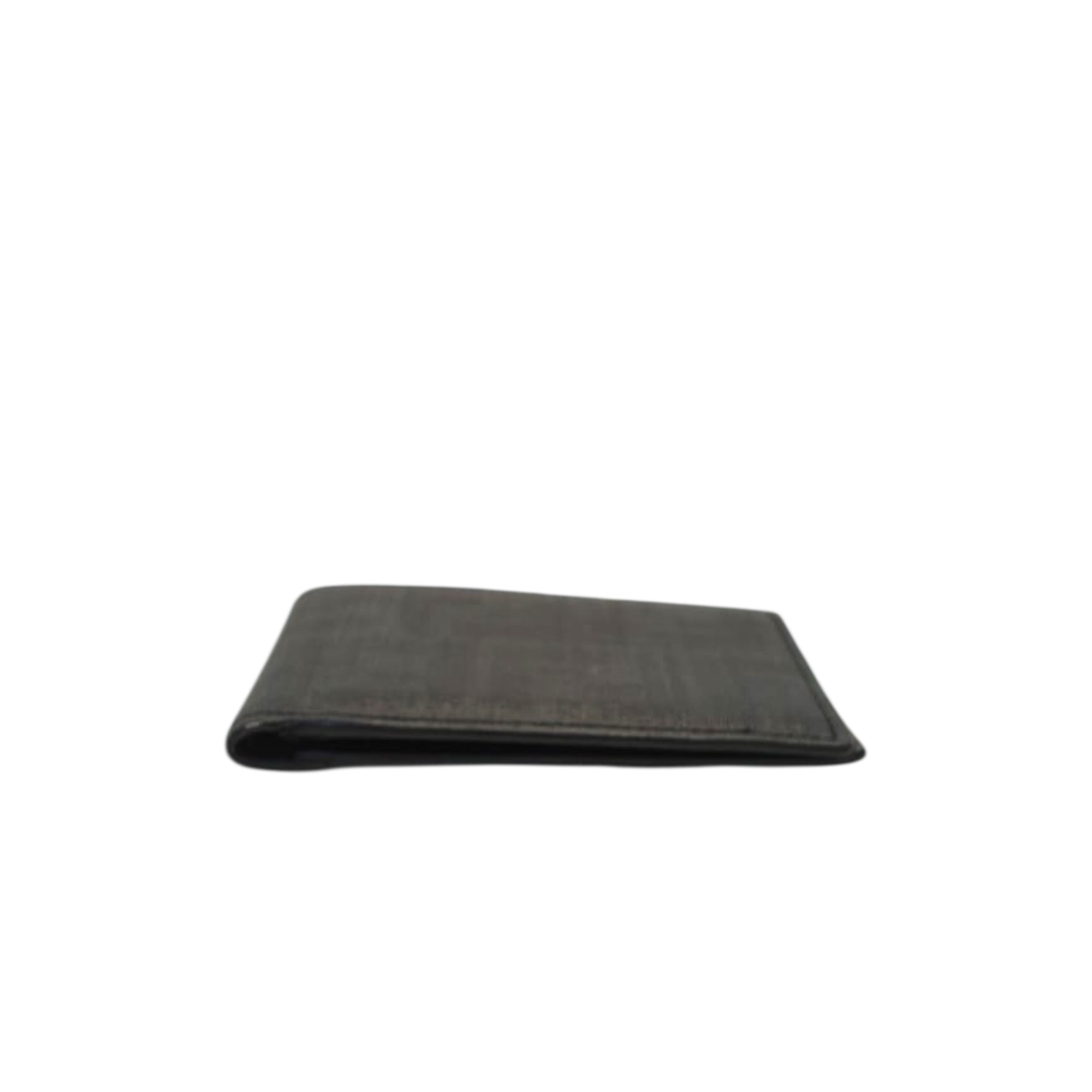 Fendi Grey Zucca Coated Canvas Bifold Wallet