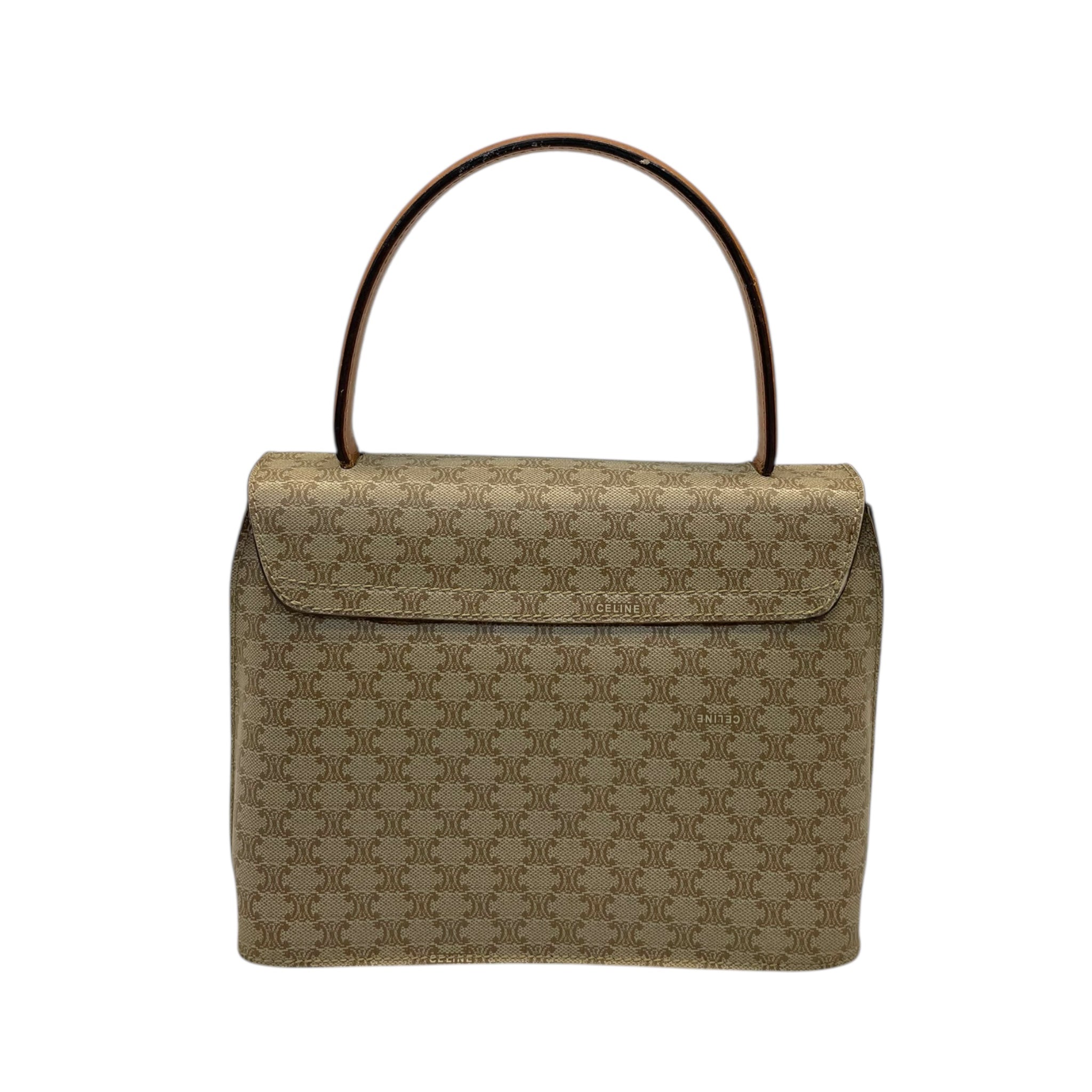 Celine Macadam Gancini Top Handle Bag