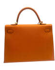 Hermes Kelly 32 Orange Epsom GHW Bag