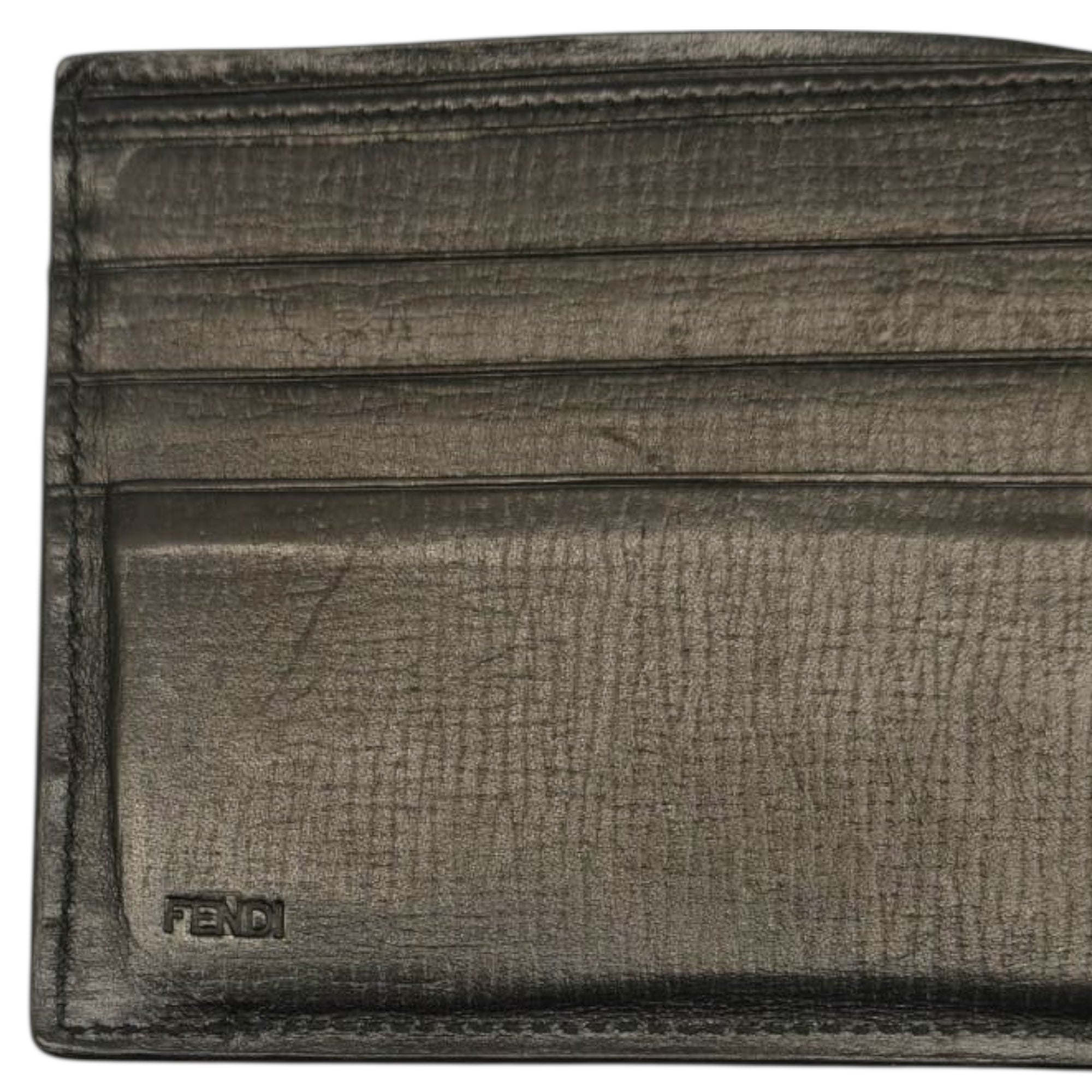 Fendi Grey Zucca Coated Canvas Bifold Wallet