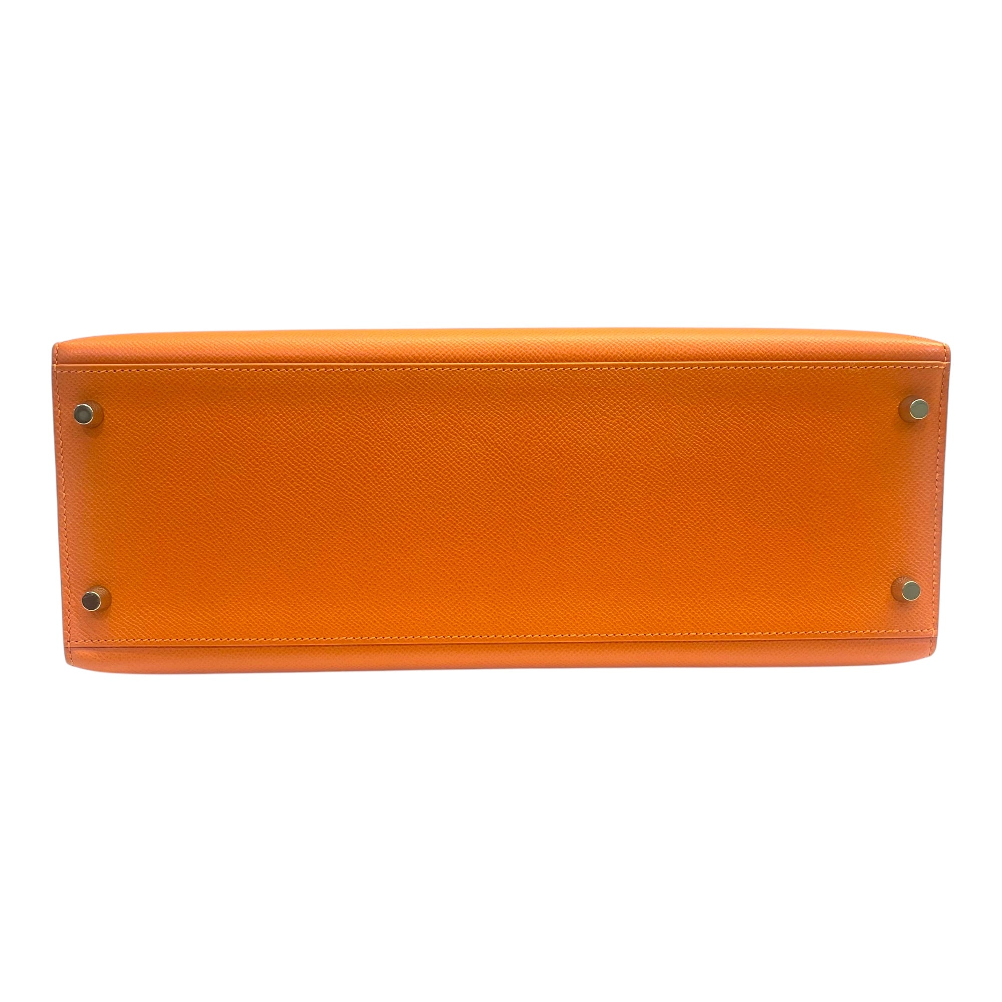Hermes Kelly 32 Orange Epsom GHW Bag