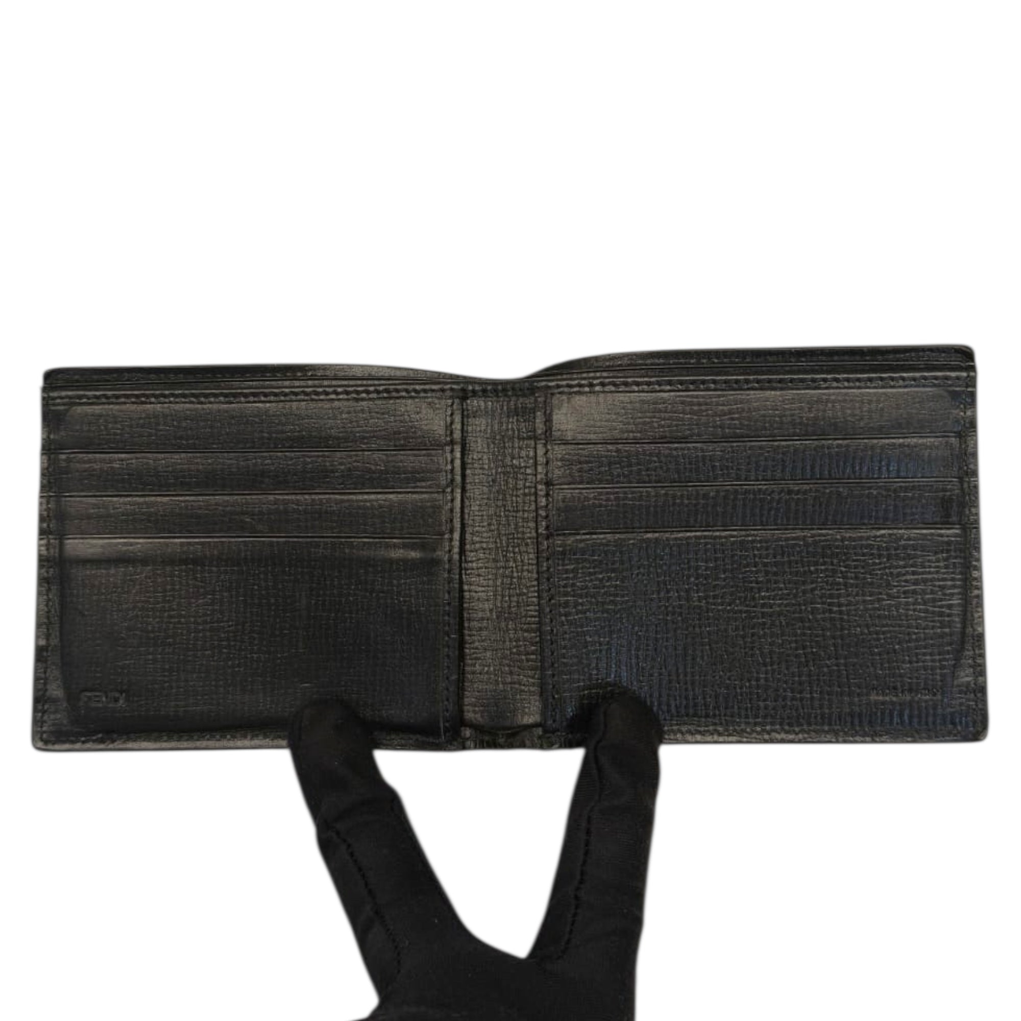 Fendi Grey Zucca Coated Canvas Bifold Wallet