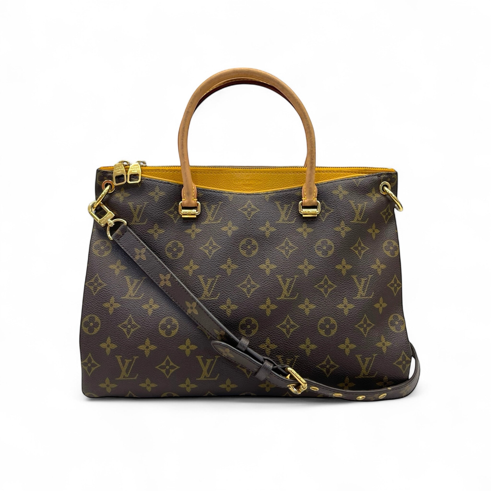 Louis Vuitton Safran Monogram Canvas Pallas Bag