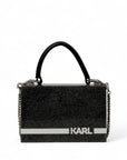 Karl Lagerfeld Gorse Glitter Box Top Handle Bag