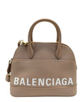 Balenciaga Beige Leather XXS Ville Satchel