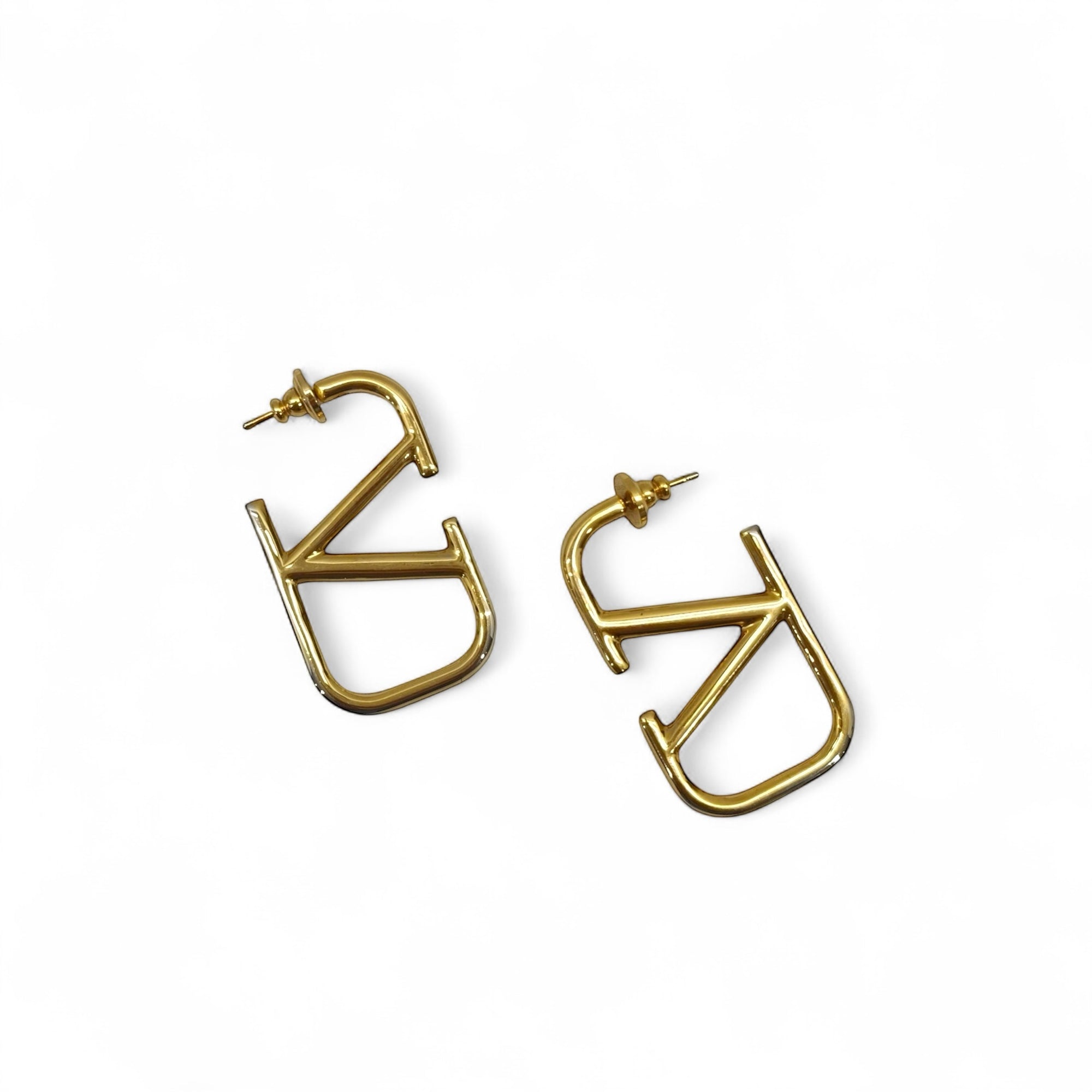 Valentino Garavani Vlogo Signature Metal Earrings