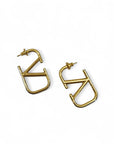 Valentino Garavani Vlogo Signature Metal Earrings