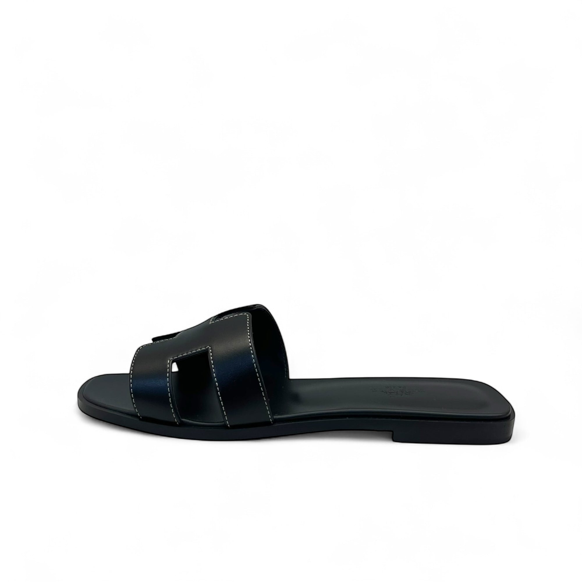 HERMES ORANS BLACK SIZE EU 38
