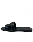 HERMES ORANS BLACK SIZE EU 38