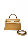 Hermes Mini Kelly Biscuit Epsom PHW (k20)
