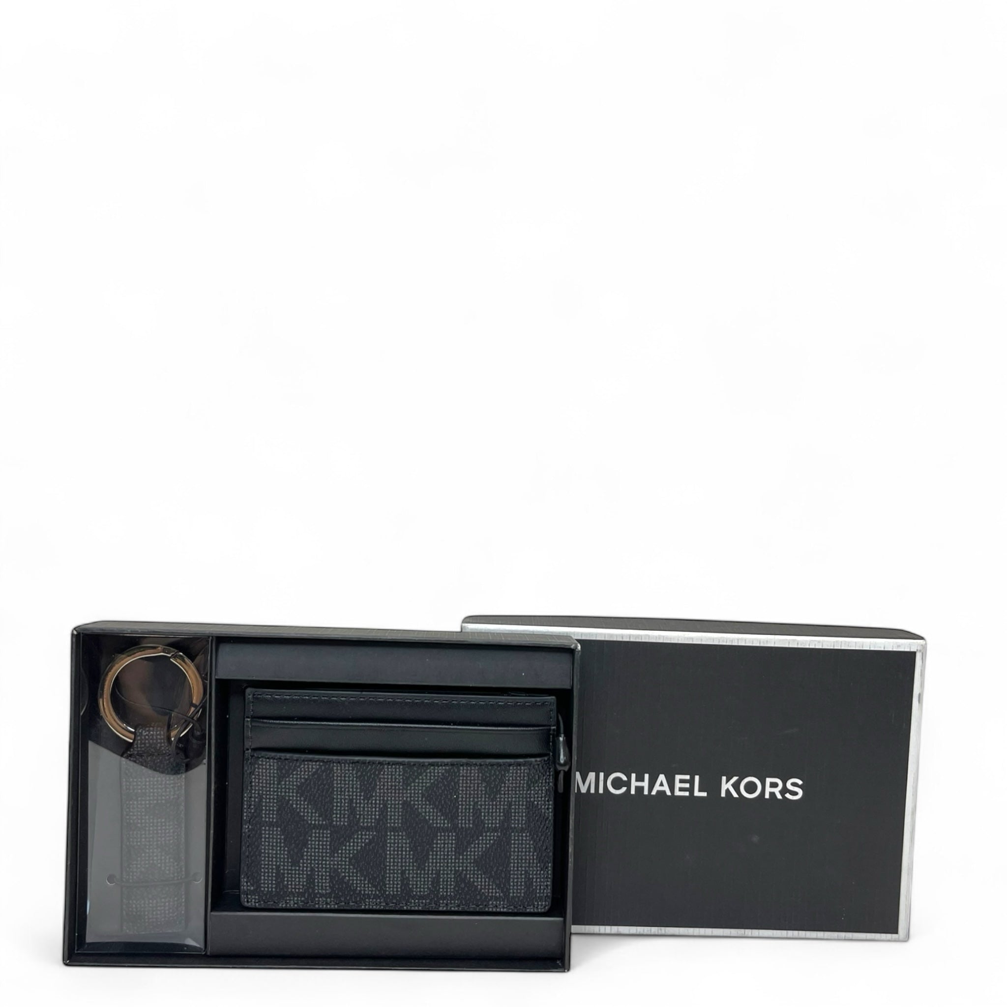 Michael Kors Card Holder and Keychain Gift Set