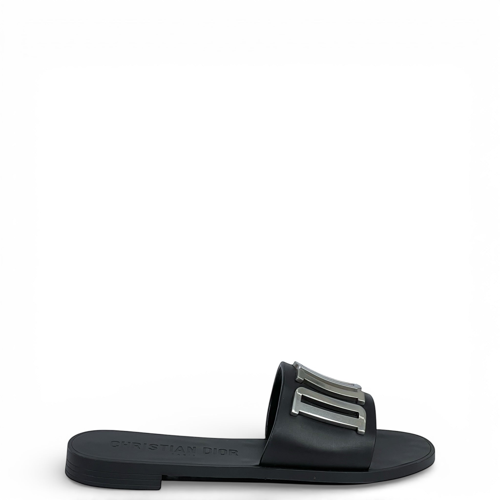Christian Dior Diorevolution Slides Black Rubber EU 37