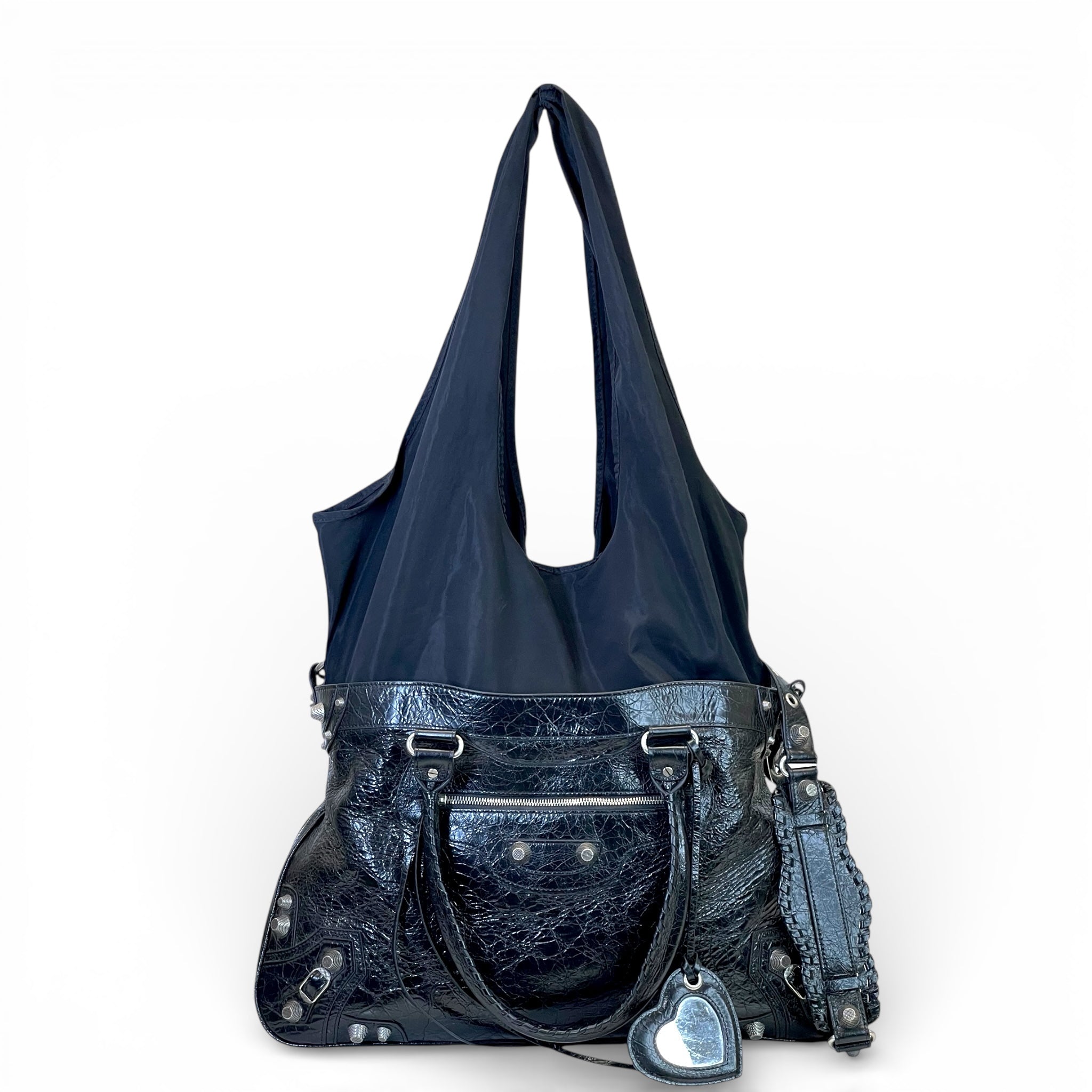 Balenciaga Neo Cagole Black Arena Lambskin