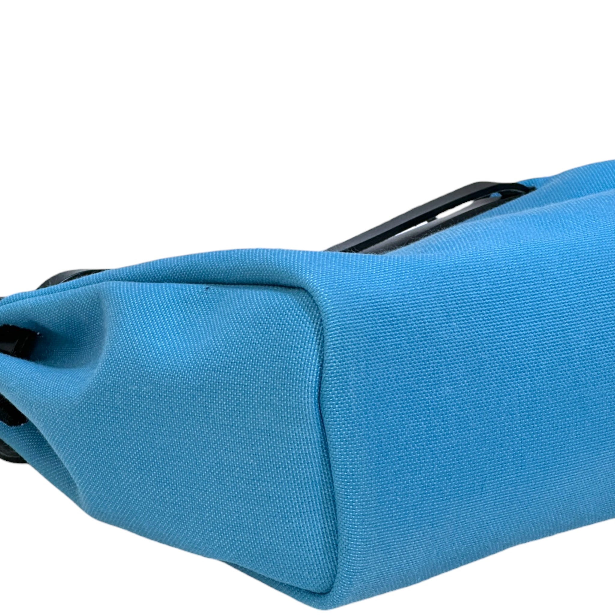 Hermès Herbag Zip 31 Bleu Jean Canvas PHW