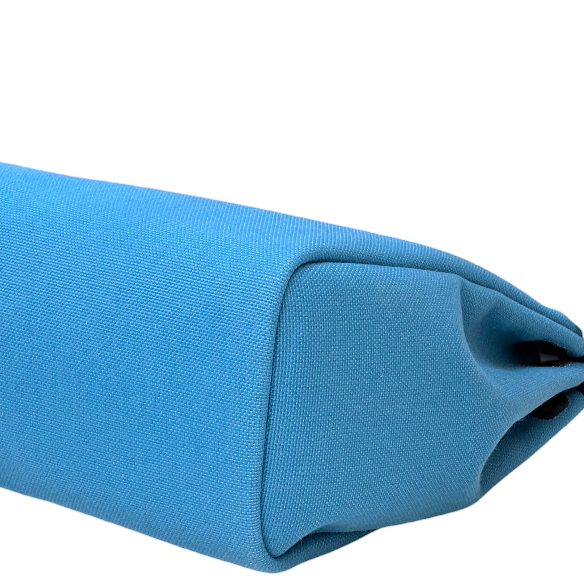 Hermès Herbag Zip 31 Bleu Jean Canvas PHW