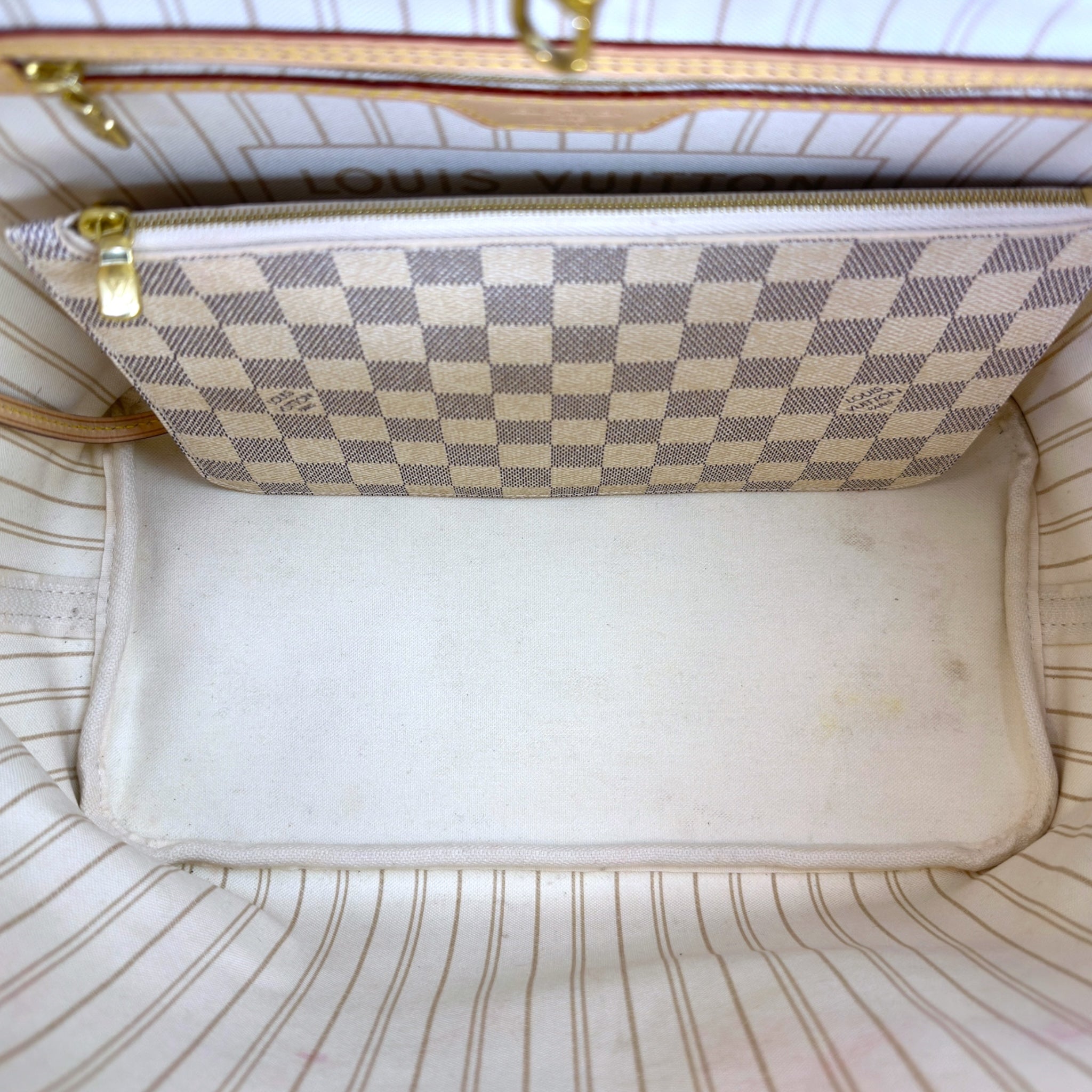 Louis Vuitton Neverfull MM Damier Azur Canvas