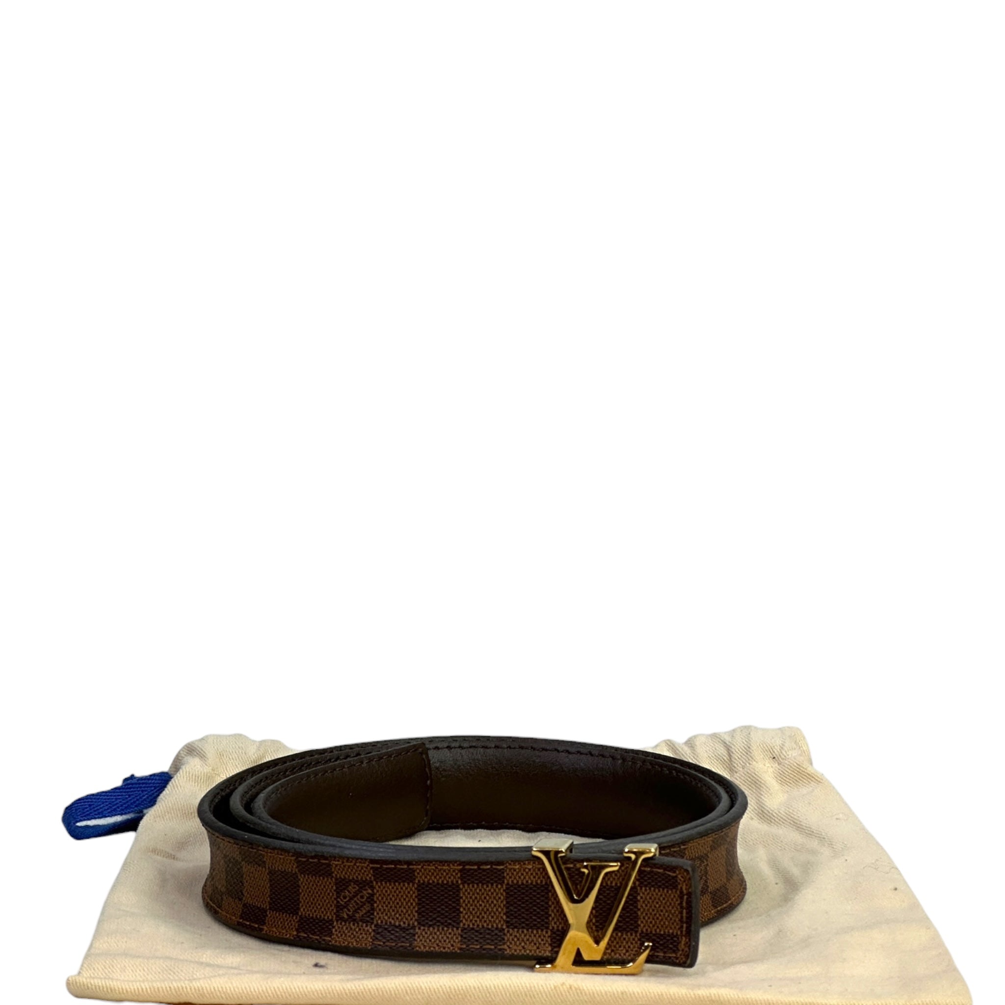 Louis Vuitton Iconic Reversible Belt Black Damier Ebene