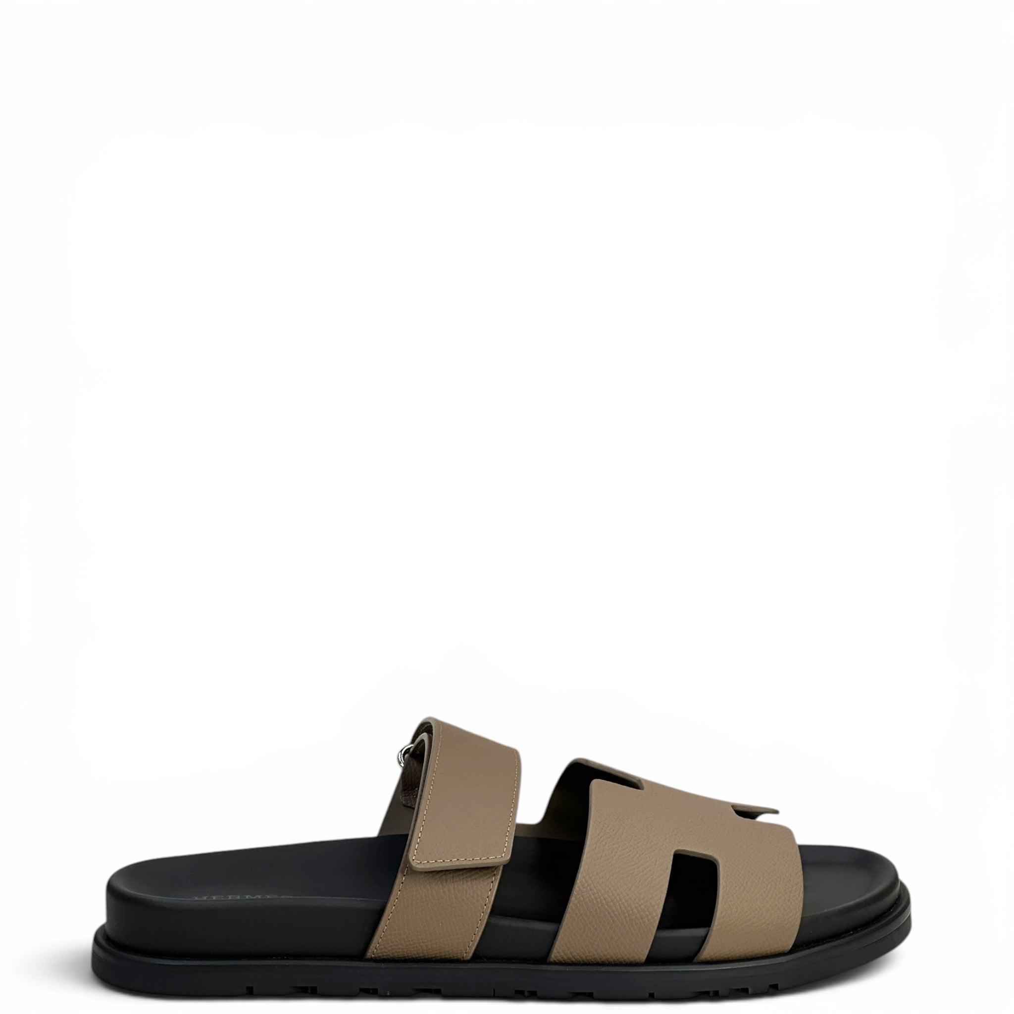 Hermes Chypre Sandal Etoupe EU 43