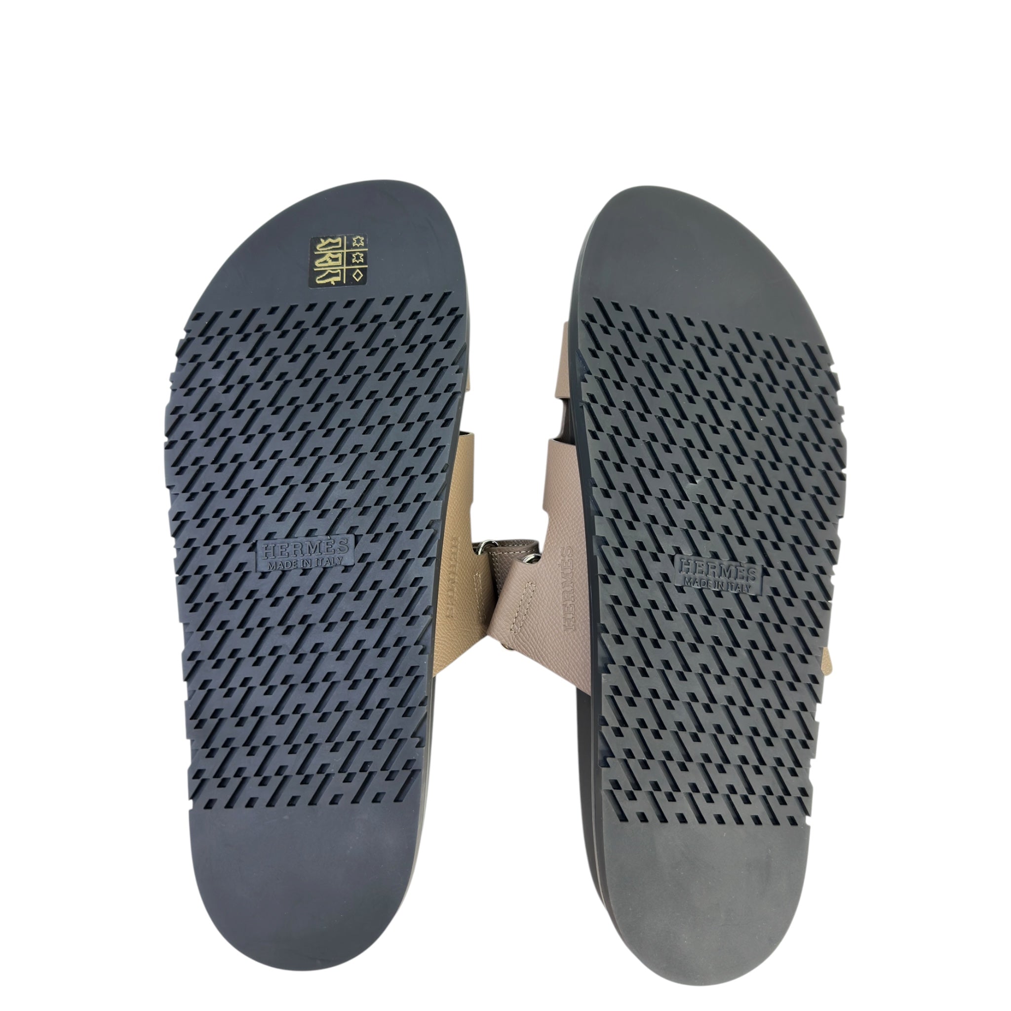 Hermes Chypre Sandal Etoupe EU 43