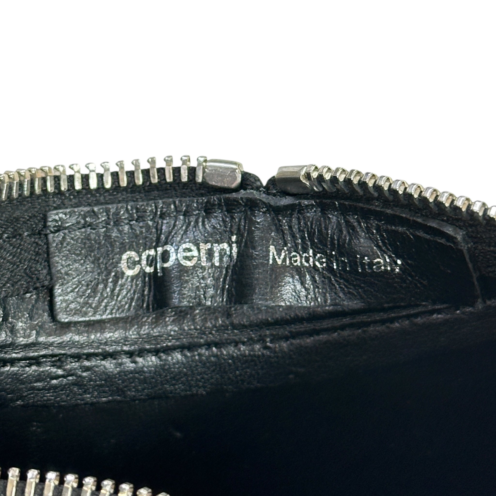 Coperni Swipe black leather handbag