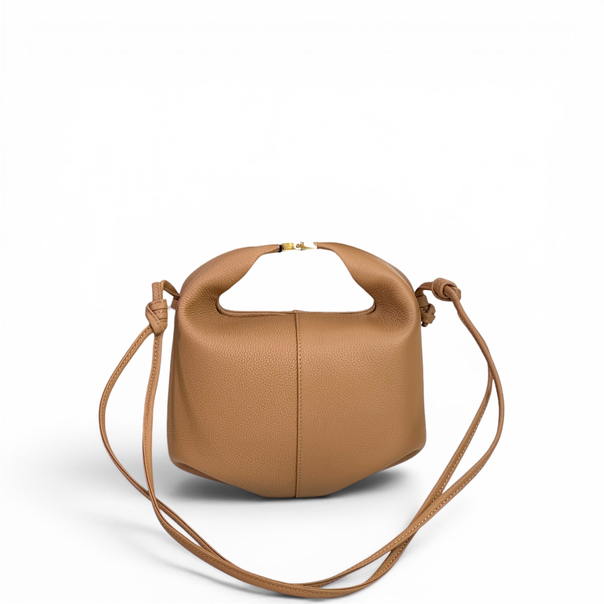 Polene Beri Textured Blush Calf Leather