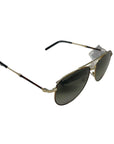 Salvatore Ferragamo Ruthenium Black Sunglasses